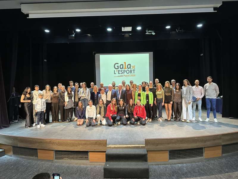 Premiados en la Gala del Deporte de Pu�ol.  EPDA