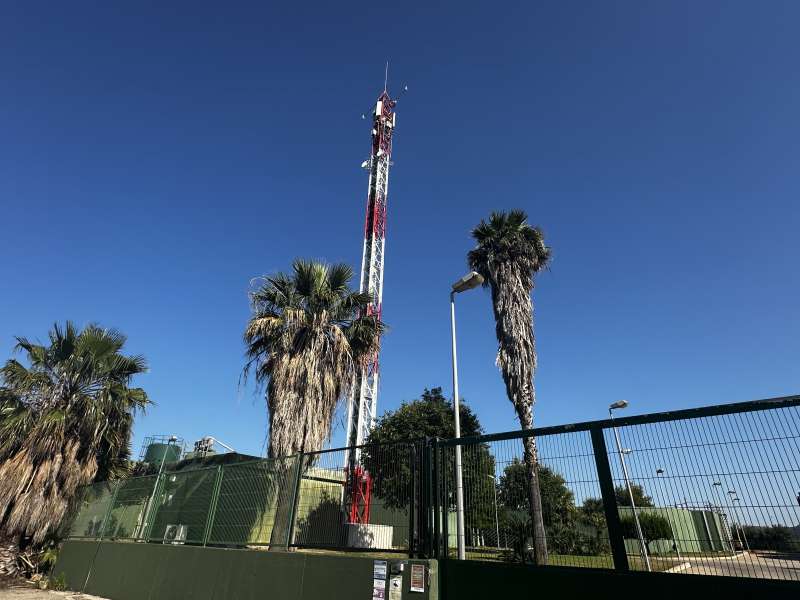 Una antena en Xeraco.  EPDA