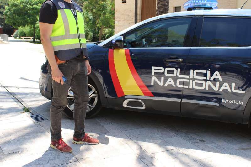 Foto archivo de un coche de la Polica Nacional. EFE