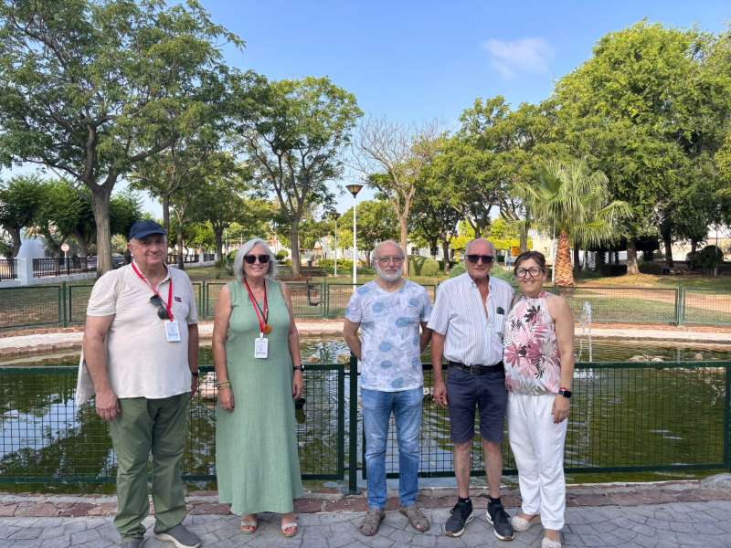 El jurado de Viles en Flor visita Marines. EPDA