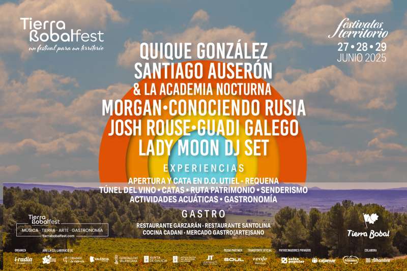 Cartel de Tierra Bobal Fest.EPDA