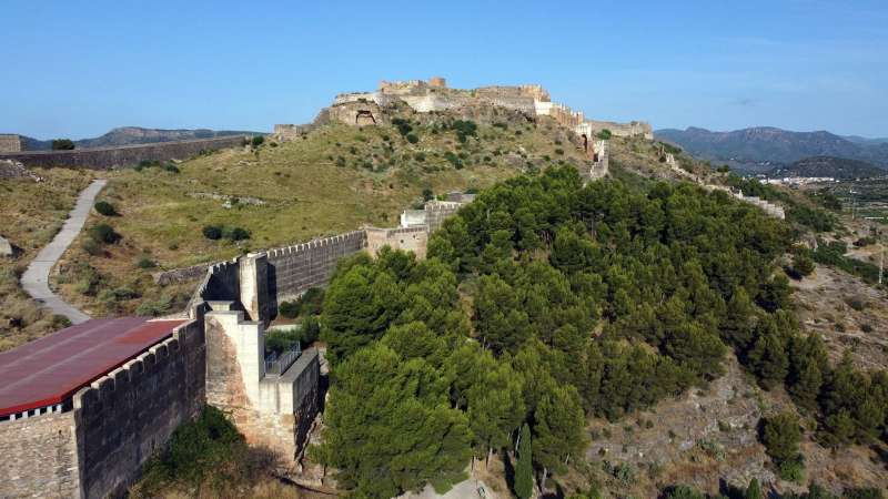 Vista del castell de Sagunt. EPDA