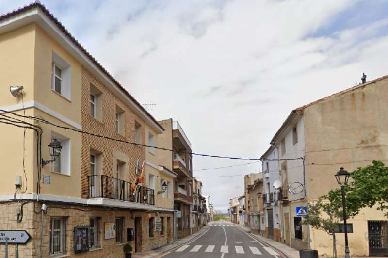 Calle del Ayuntamiento de La Yesa. EPDA