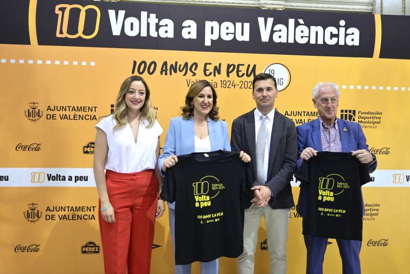 La alcaldesa de Valncia, Mara Jos Catal, ha presentado este lunes la prxima edicin de la prueba. EPDA