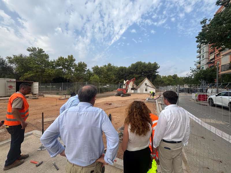 Obres de la plaa  Foto: Ajuntament de Valencia 