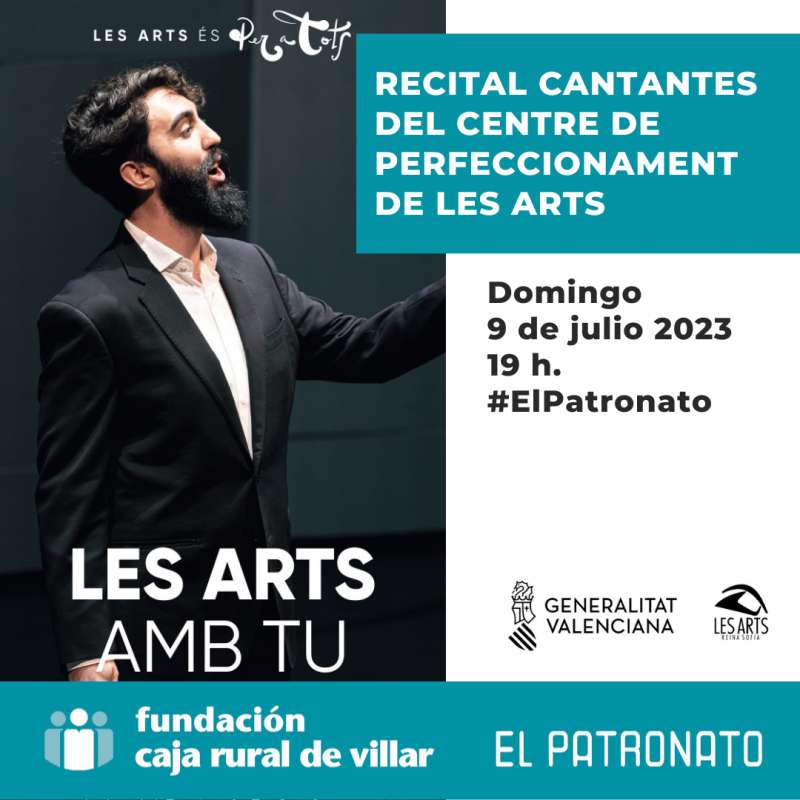 Cartel del recital del Centre de Perfeccionament de Les Arts. /EPDA