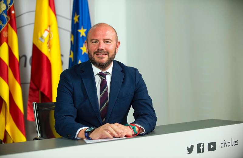 Toni Gaspar, presidente de la Diputación de Valencia. EPDA
