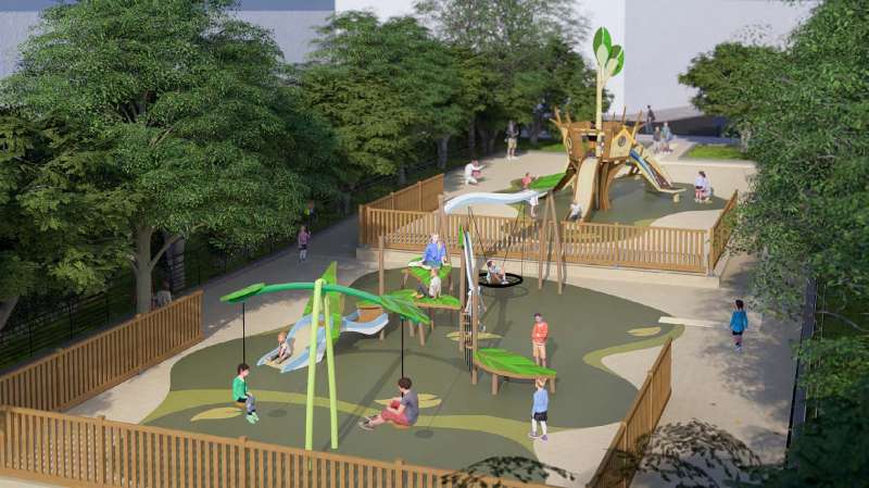 La remodelacin del parque Amadeo Lerma. EPDA