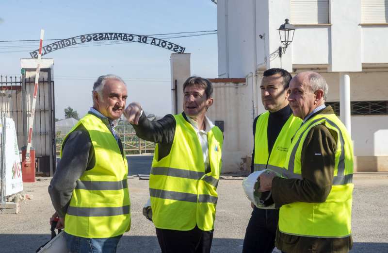 Visita obras Escuela Capataces Catarroja.  EPDA