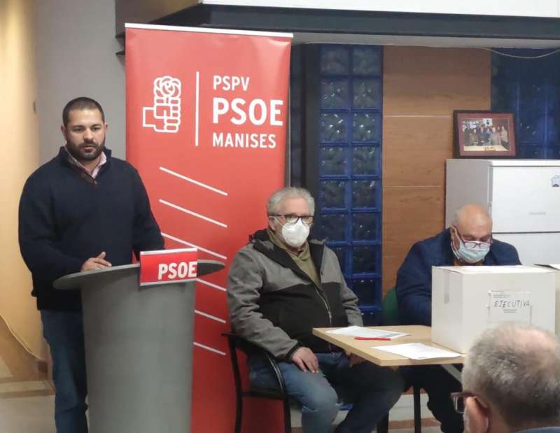 El secretario general del PSPV-PSOE de Manises Ángel Mora./EPDA