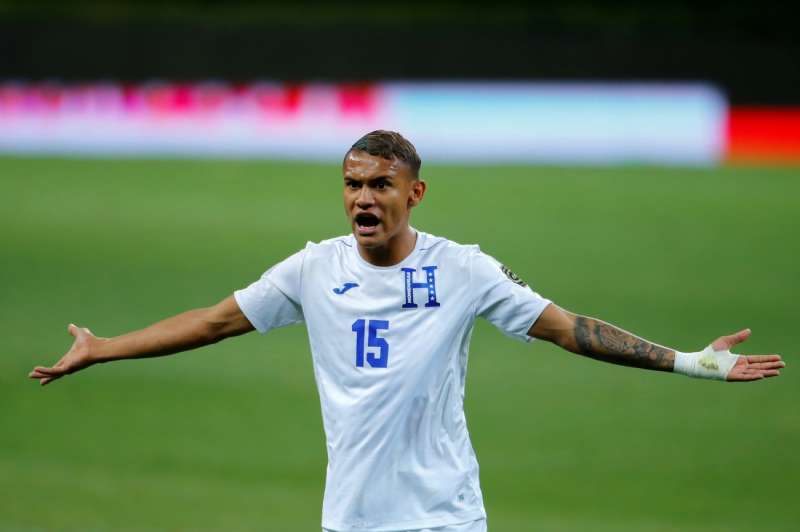 Kervin Arriaga, en un partido con la seleccin de Honduras. EFEFrancisco Guasco