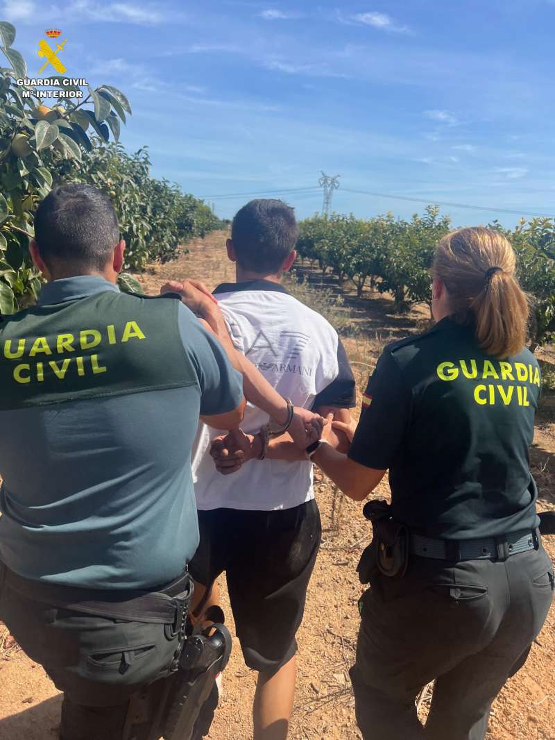 Detencin del presunto responsable por parte de la Guardia Civil | EPDA