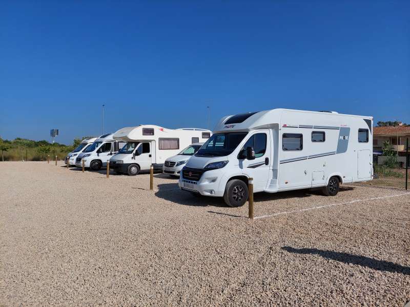 El aparcamiento municipal de autocaravanas. EPDA