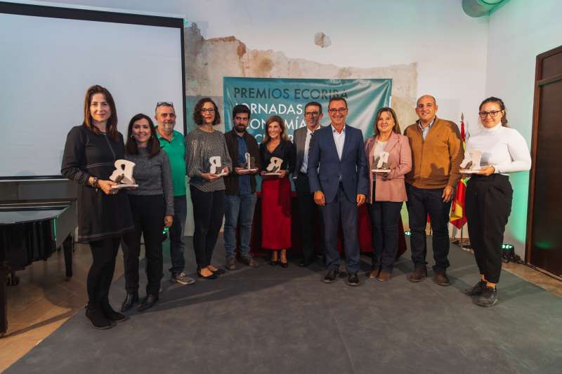 Galardonados en la V edición de los Premios Ecoriba. /EPDA