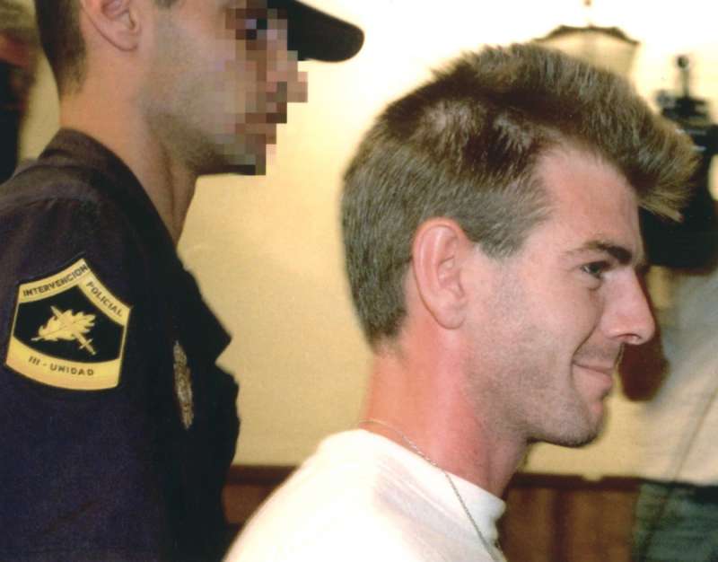 Miguel Ricart, durante un momento del juicio por el crimen de Alcàsser. /EFE