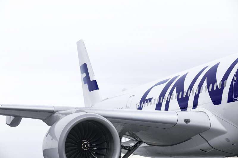 Imagen de archivo de una aeronave de Finnair  Foto: EFE
