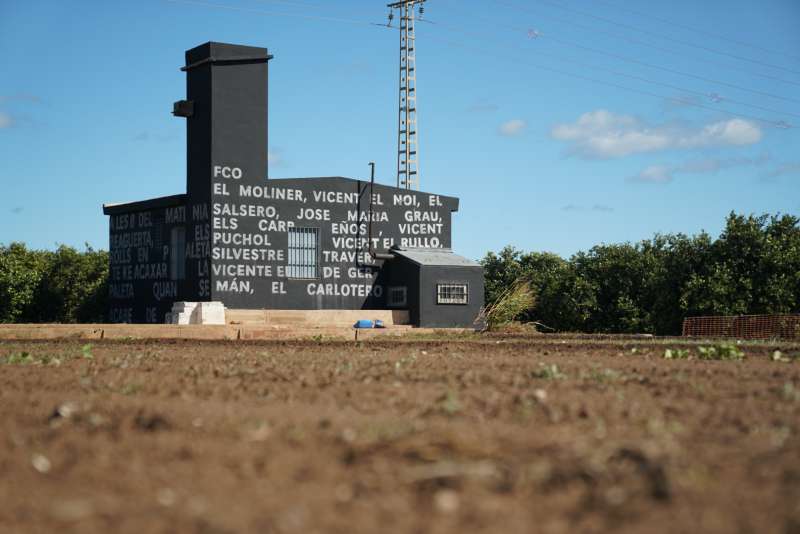 Una de las instalaciones efmeras de la quinta edicin de Miradors de lHorta. EPDA