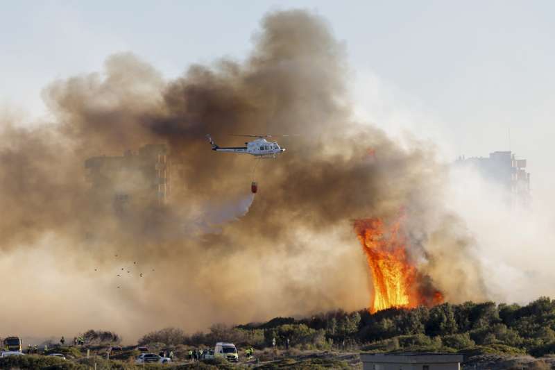 Un incendio en una imagen de archivo.  EPDA