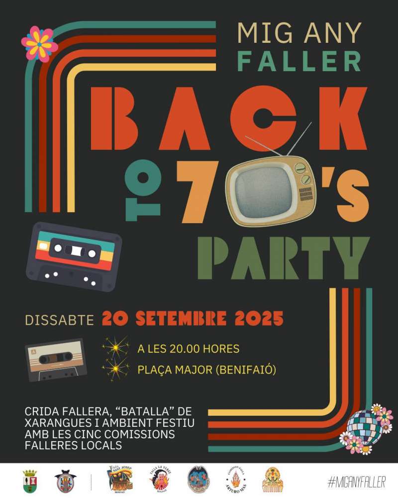Cartel del Mig Any faller 2025 de Benifai.EPDA