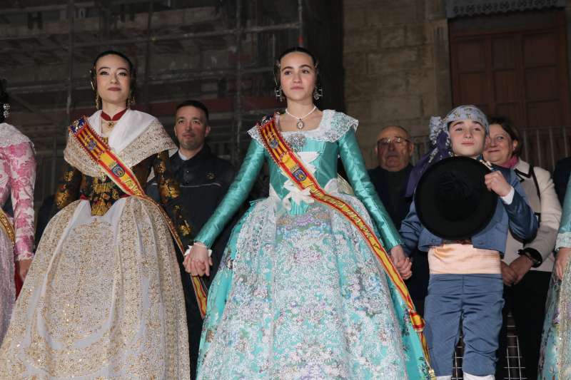 Màxims representants de les Falles de Llíria. /EPDA