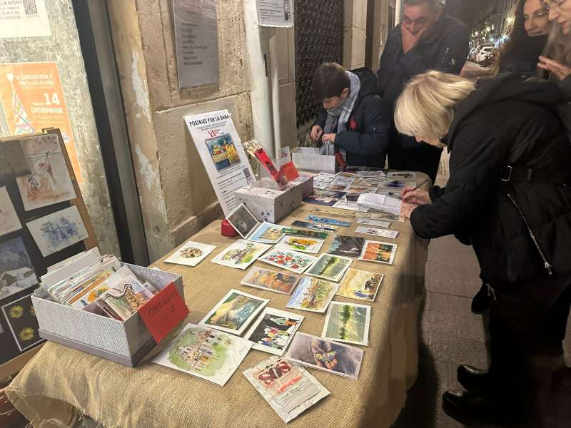 Punto de venta en el barrio de Ruzafa.  EPDA