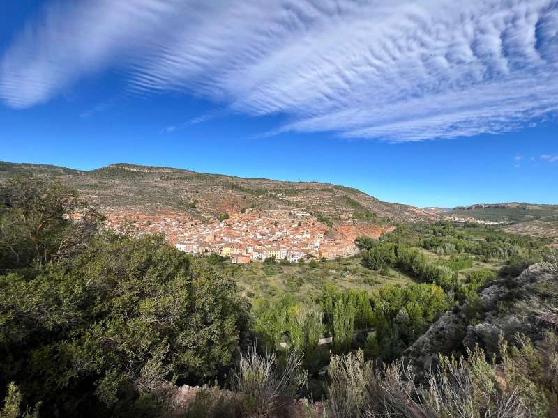 Vista del municipio de Casas Bajas. EPDA