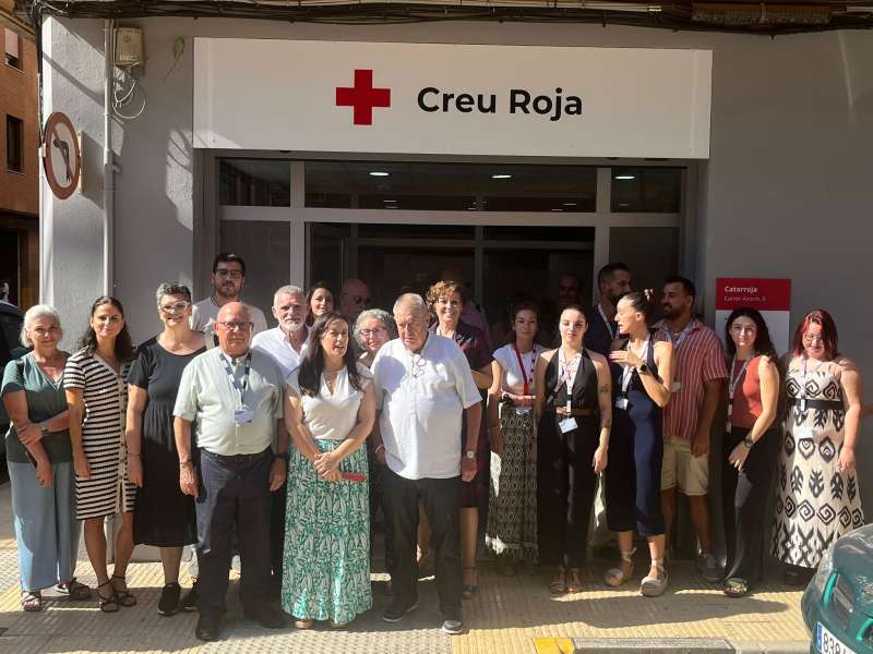 La inauguracin de la sede de Cruz Roja en Catarroja. EPDA