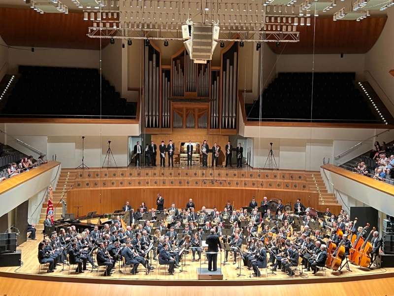 La Banda Simfnica de Llria al Palau de la Msica  Foto: Uni Musical de Llria