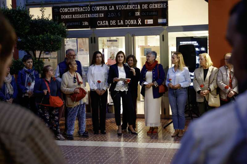 Mara Luisa Martnez Mora inaugura las jornadas contra la violencia machista. EPDA