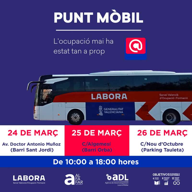Bus itinerante Labora./EPDA
