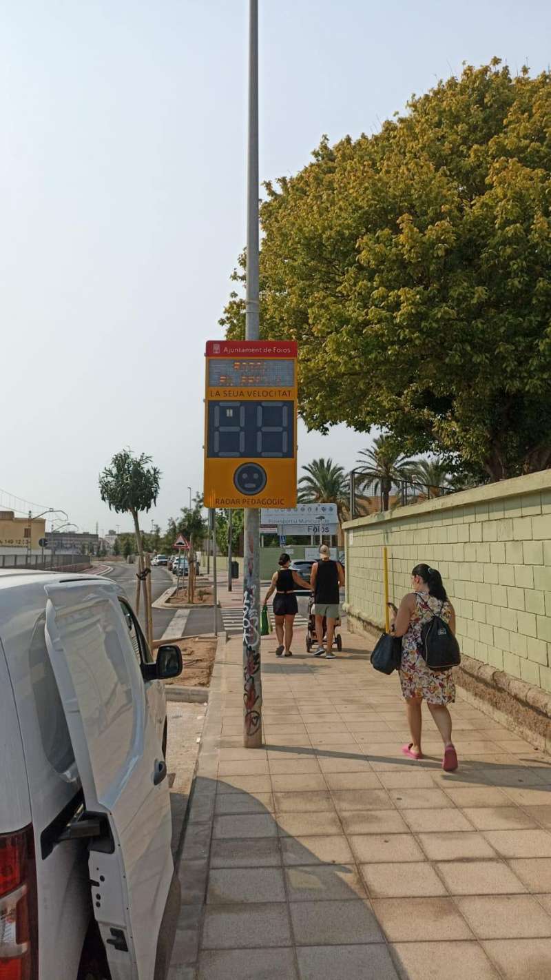 Un dels nous radars en Foios.EPDA
