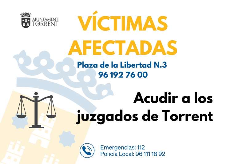 Aviso del ayuntamiento de Torrent. EPDA