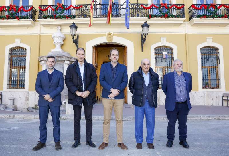 El alcalde de de Cheste con el director general de Deporte. EPDA