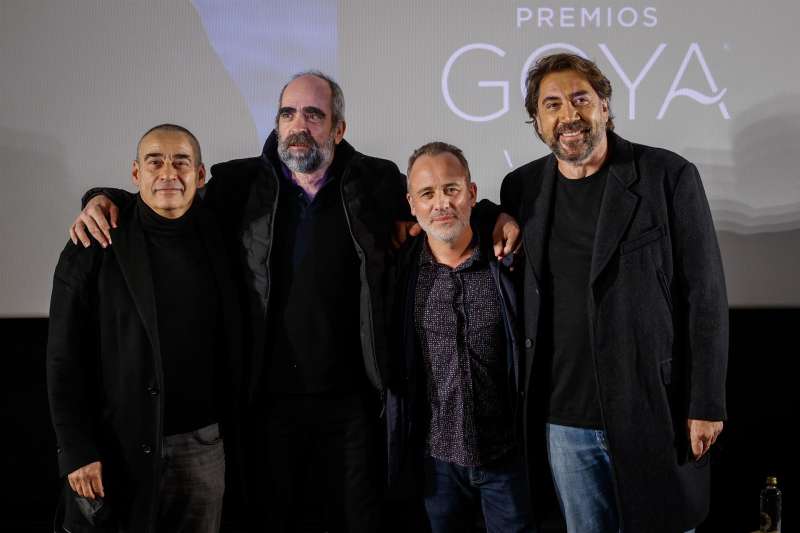 Javier Bardem, Javier Guti�rrez, Luis Tosar y Eduard Fern�ndez/EFE