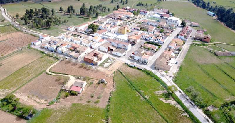 Benagber a vista de dron. EPDA