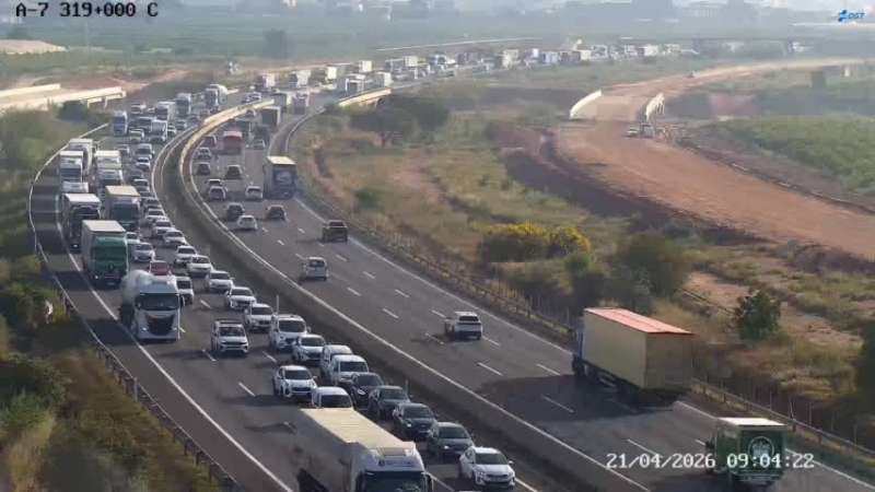 Vista de la A-7. EPDA