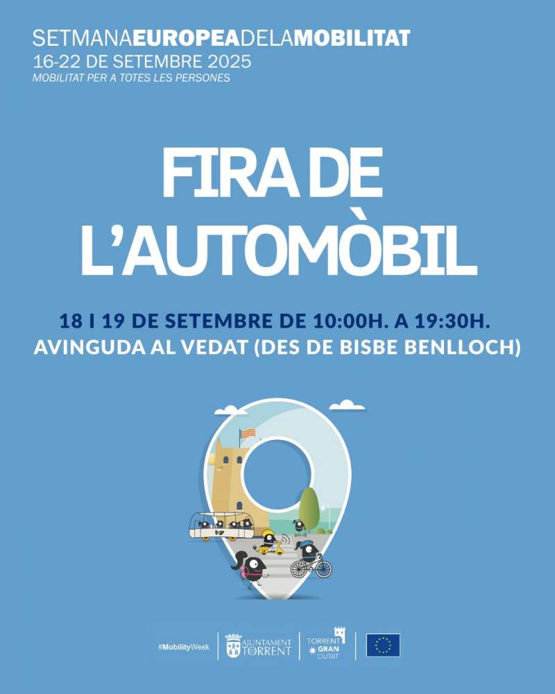 Cartel de la Feria del Automvil de Torrent.  EPDA