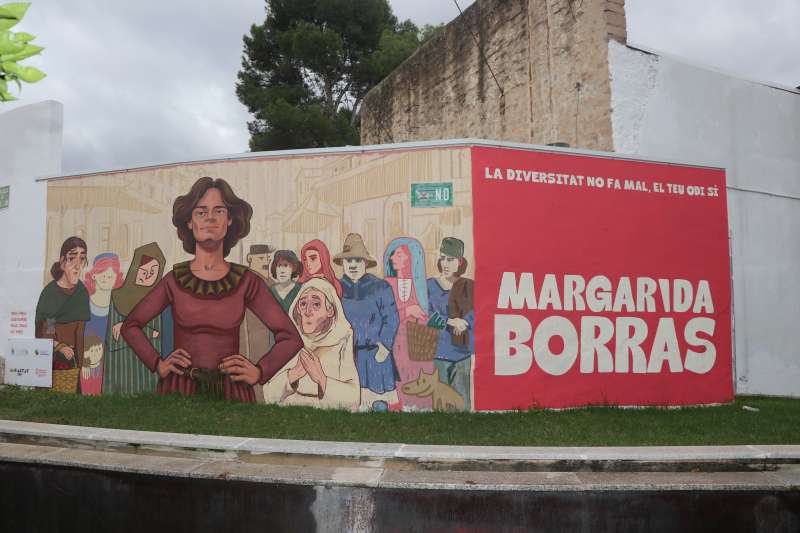 Mural Margarida Borrs.  EPDA 