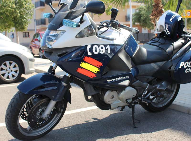 Una moto policial. EPDA