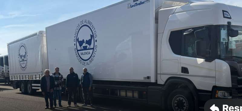 Nuevo cami�n de emergencias del Banco de Alimentos de Valencia. EPDA