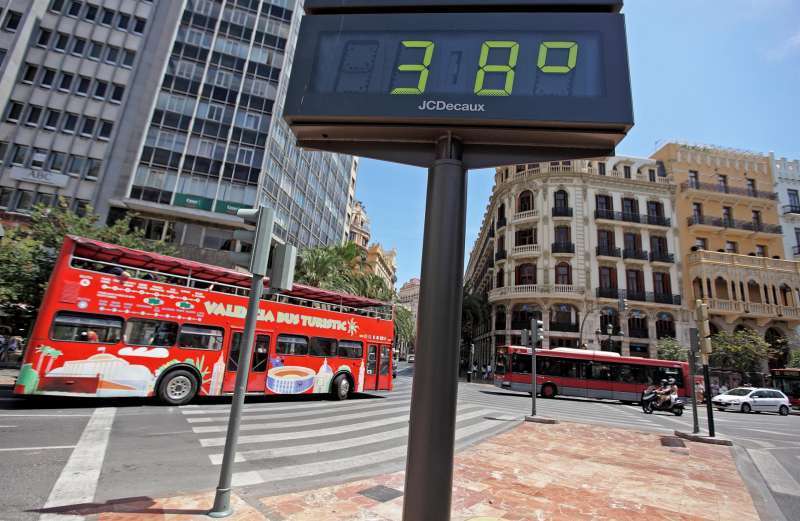 Temperaturas altas en Valencia. EFE