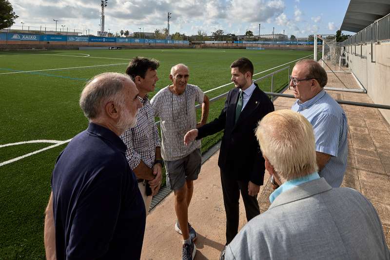 Lalcalde de Gandia, Jos Manuel Prieto, i el regidor dEsports, Jess Naviero EPDA