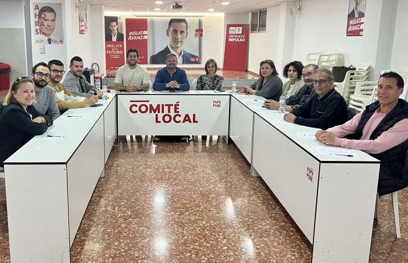 La reunión de la ejecutiva comarcal. EPDA