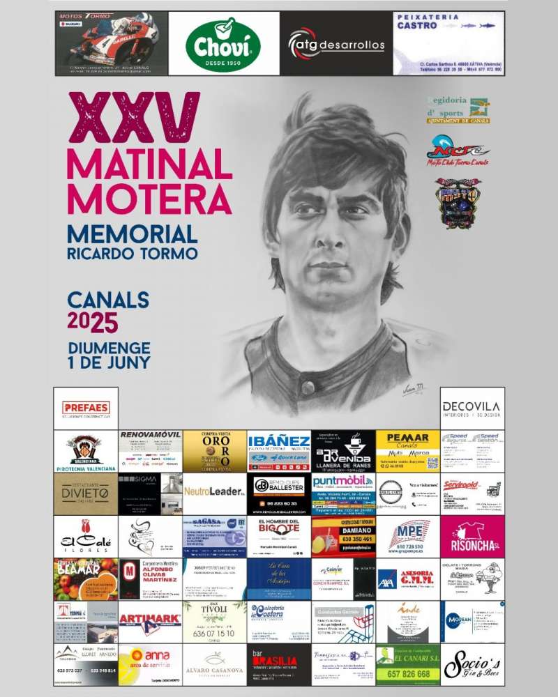 Cartel de la matin motera.  EPDA