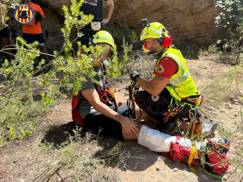 Imágenes del rescate./EPDA