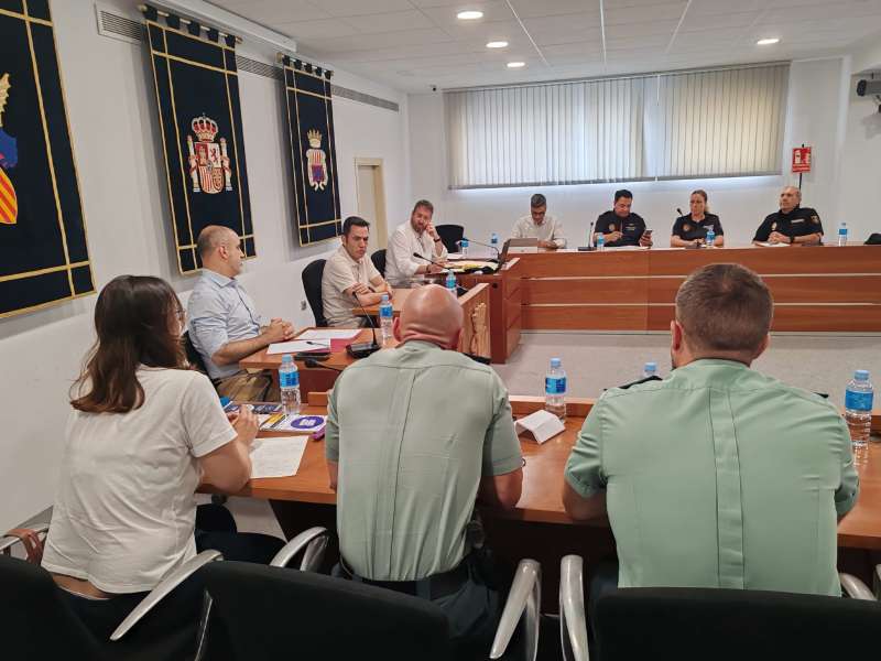 La Junta de Seguridad Local hace un balance de los datos del ltimo ao.  Foto: Aj. Canet