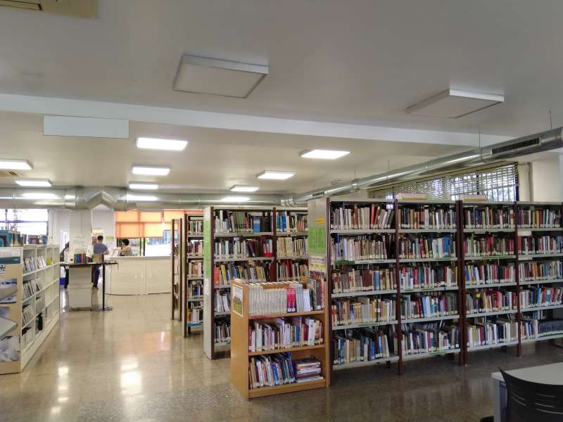 Interior de la Biblioteca. EPDA.