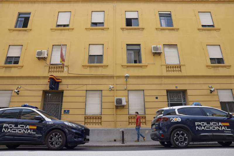 Vista general de la comisara de Zapadores, en Valencia. EFEAna Escobar
