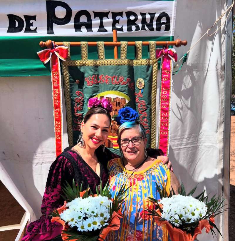 La actual presidenta con su predecesora, Carmen Jimnez y Josefa Lario. EPDA