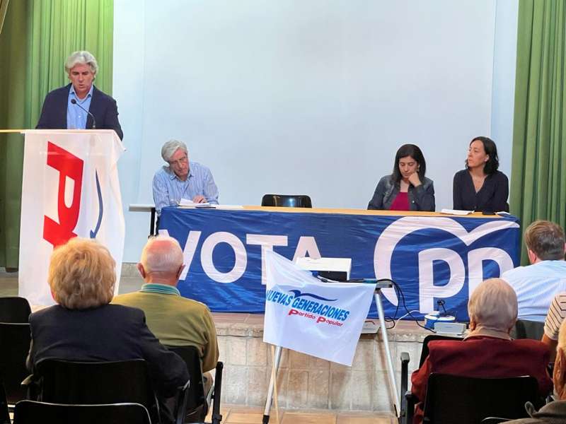 Presentación de la candidatura de José Terrádez, candidato del PP a la alcaldía de Alfara de la Baronía. / EPDA